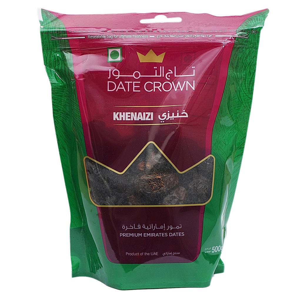 Date Crown Khenaizi Seeded (Khajur) - 500 g