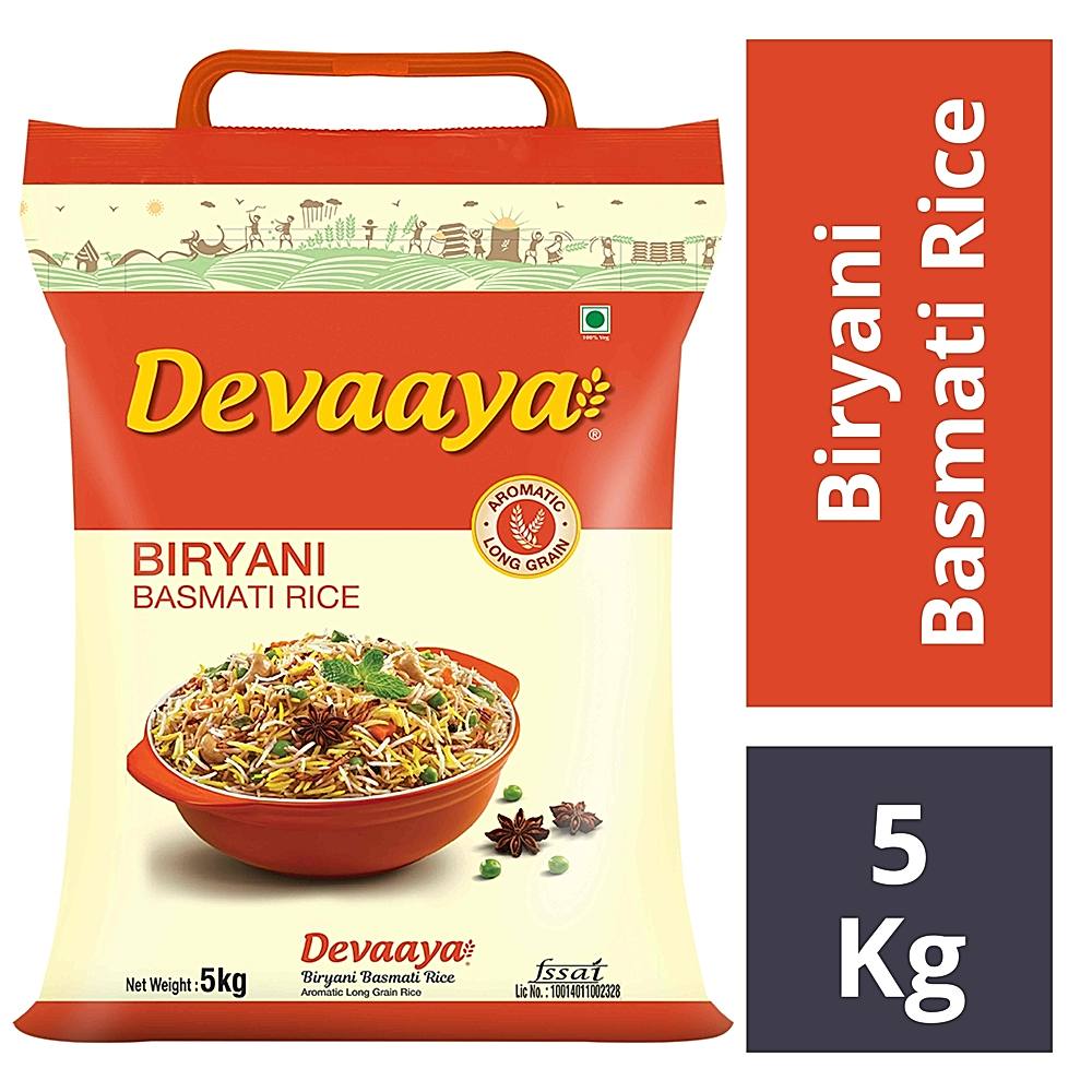 Devaaya Biryani Basmati Rice - 5 kg