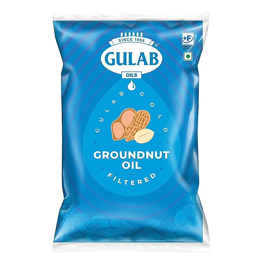 Gulab Groundnut Oil - 870 g