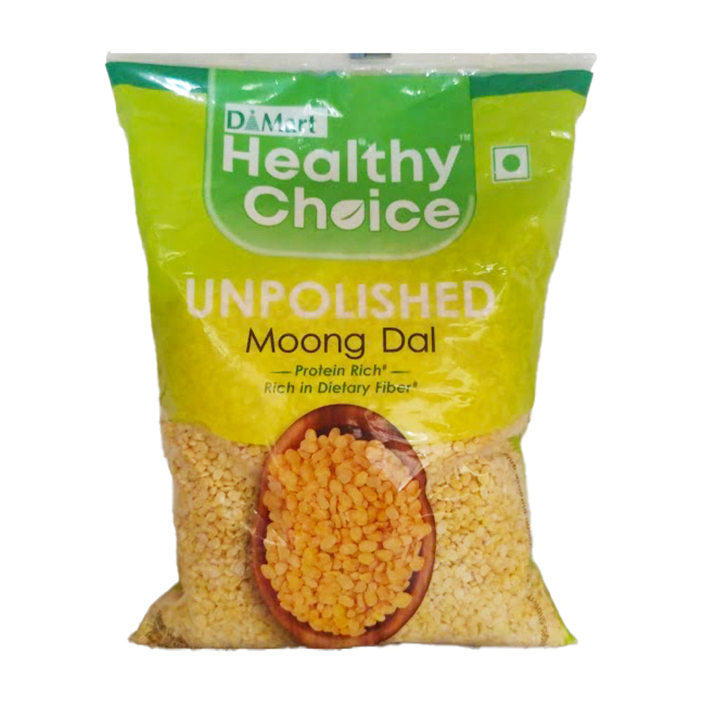 Healthy Choice Unpolished Moong Dal - 1 kg