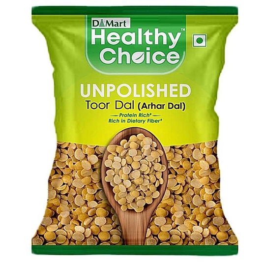 Healthy Choice Unpolished Toor Dal - 1 kg
