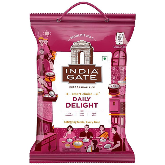 India Gate Pure Basmati Rice - Daily Delight - 5 kg