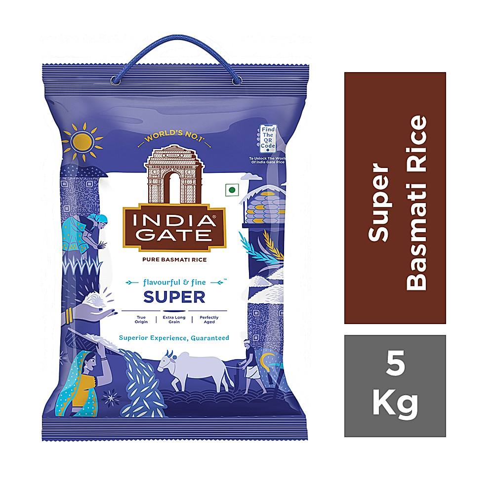 India Gate Super Basmati Rice - 5 kg