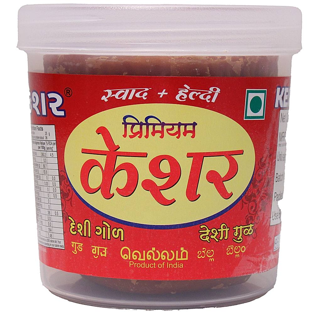 Keshar Premium Natural Jaggery Jar (Gul) - 800 g