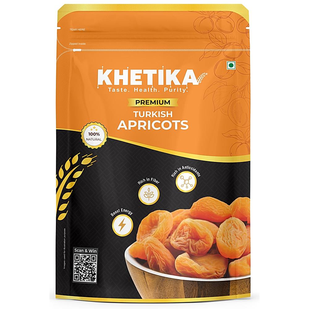Khetika Premium Turkish Apricots - 200 g