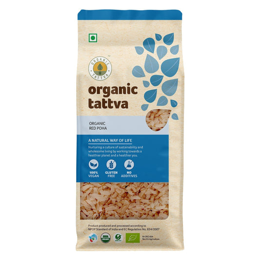 Organic Tattva Red Poha - 500 g