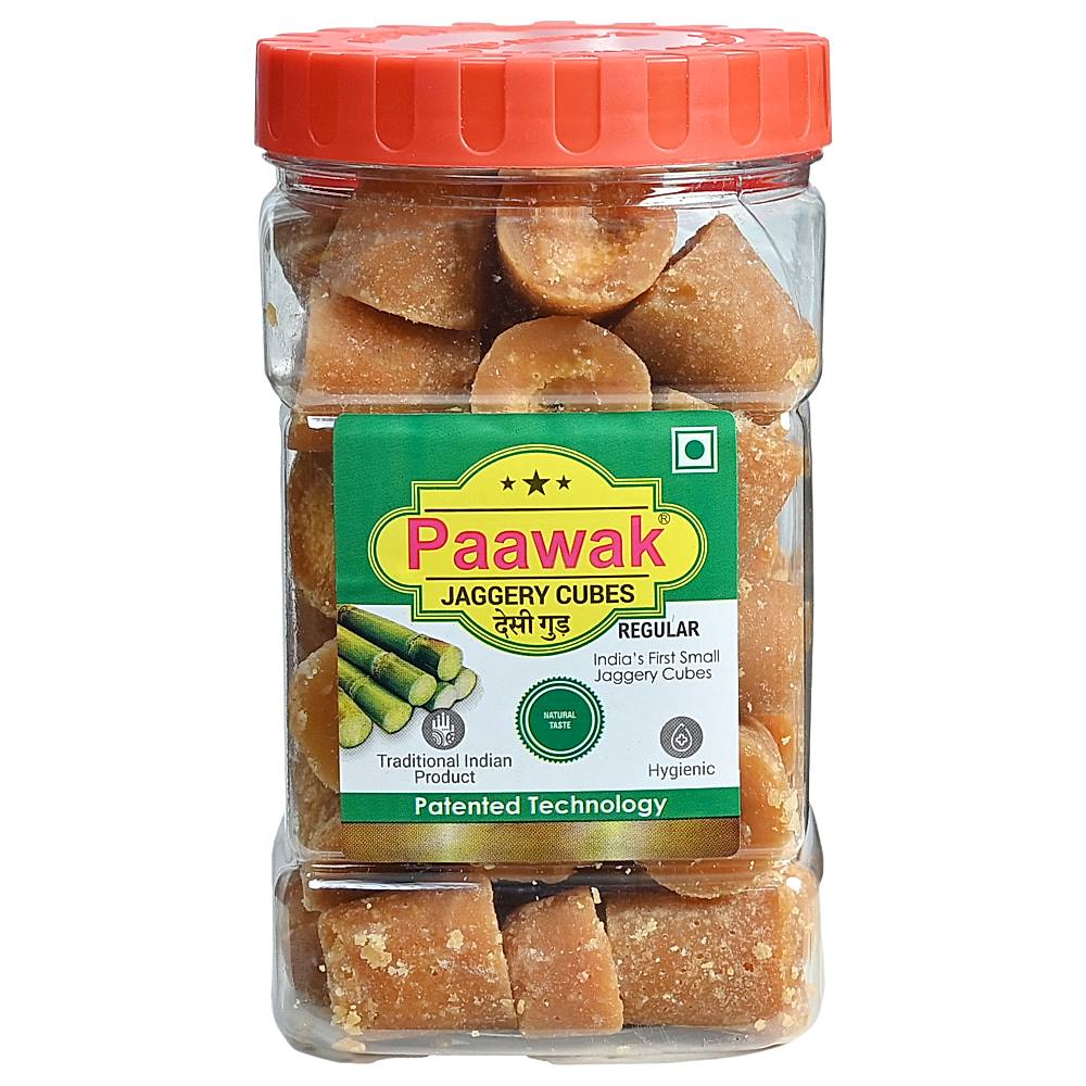 Paawak Jaggery Cubes Jar - 500 g