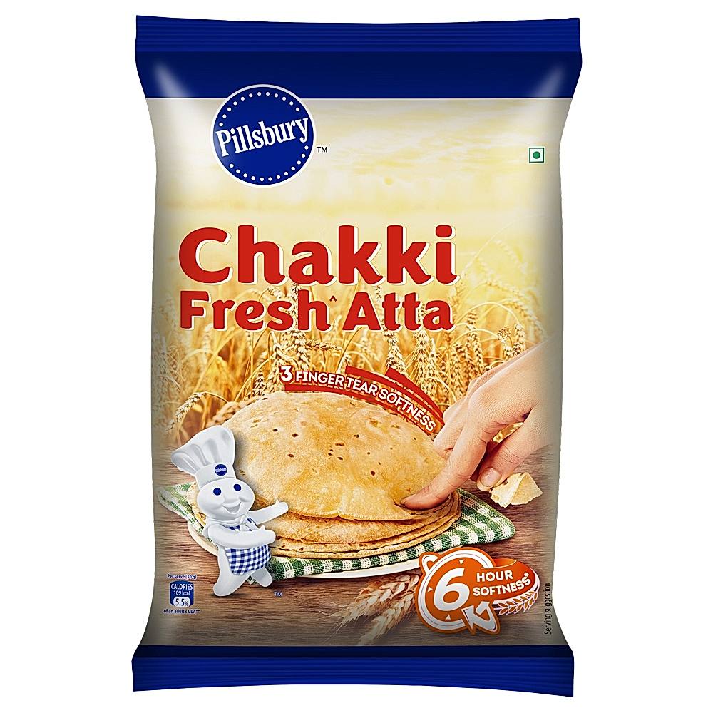 Pillsbury Chakki Fresh Wheat Atta (Gahu Pith) - 10 kg