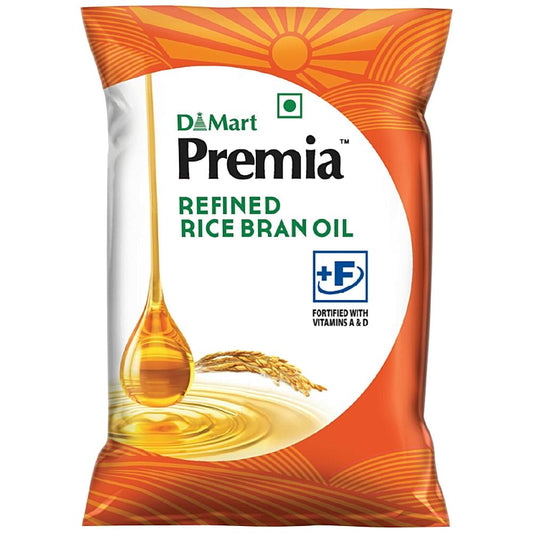 Premia Refined Rice Bran Oil - 800 g
