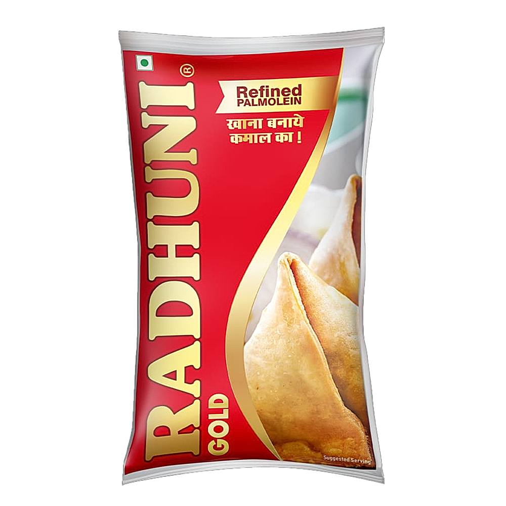 Radhuni Gold Refined Palmolein Oil Pouch - 750 g