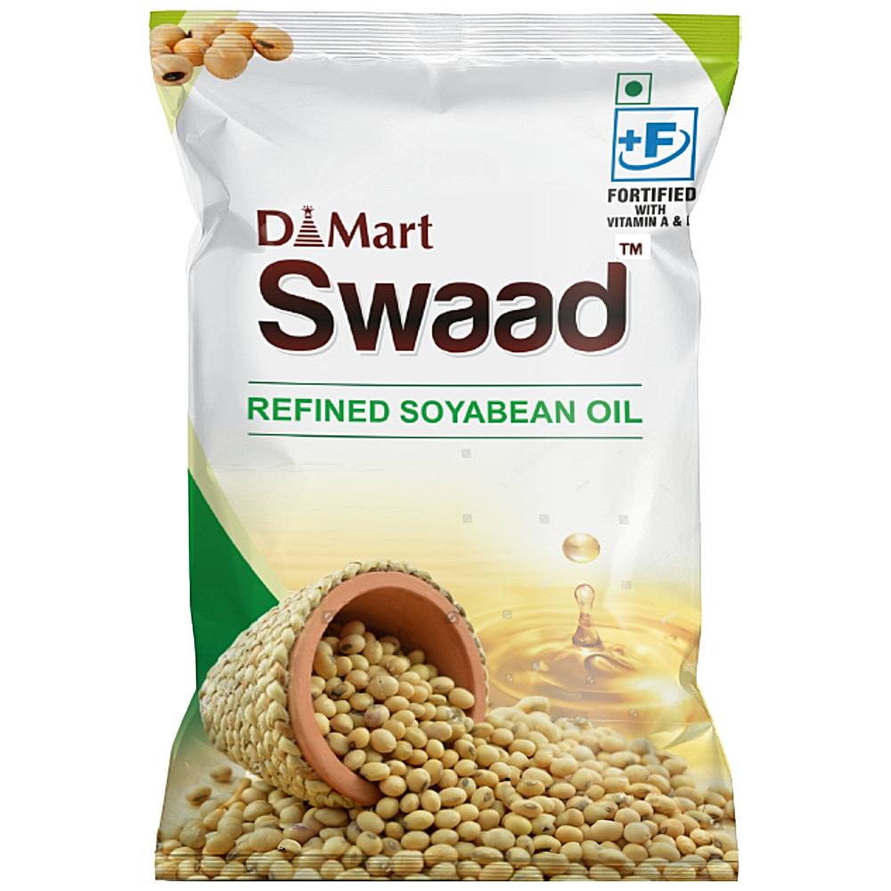 Swaad Refined Soyabean Oil - 800 g