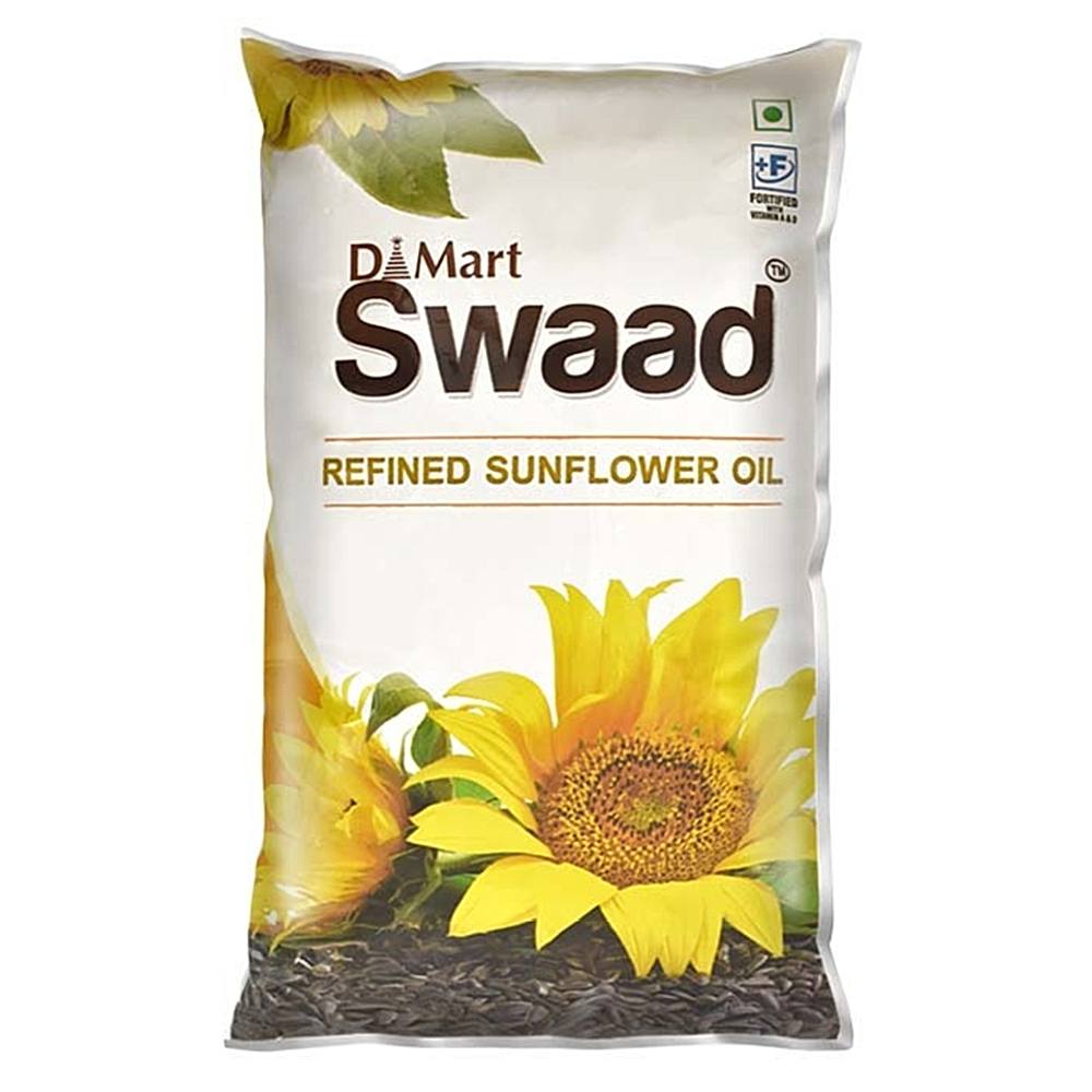 Swaad Refined Sunflower Oil - 800 g