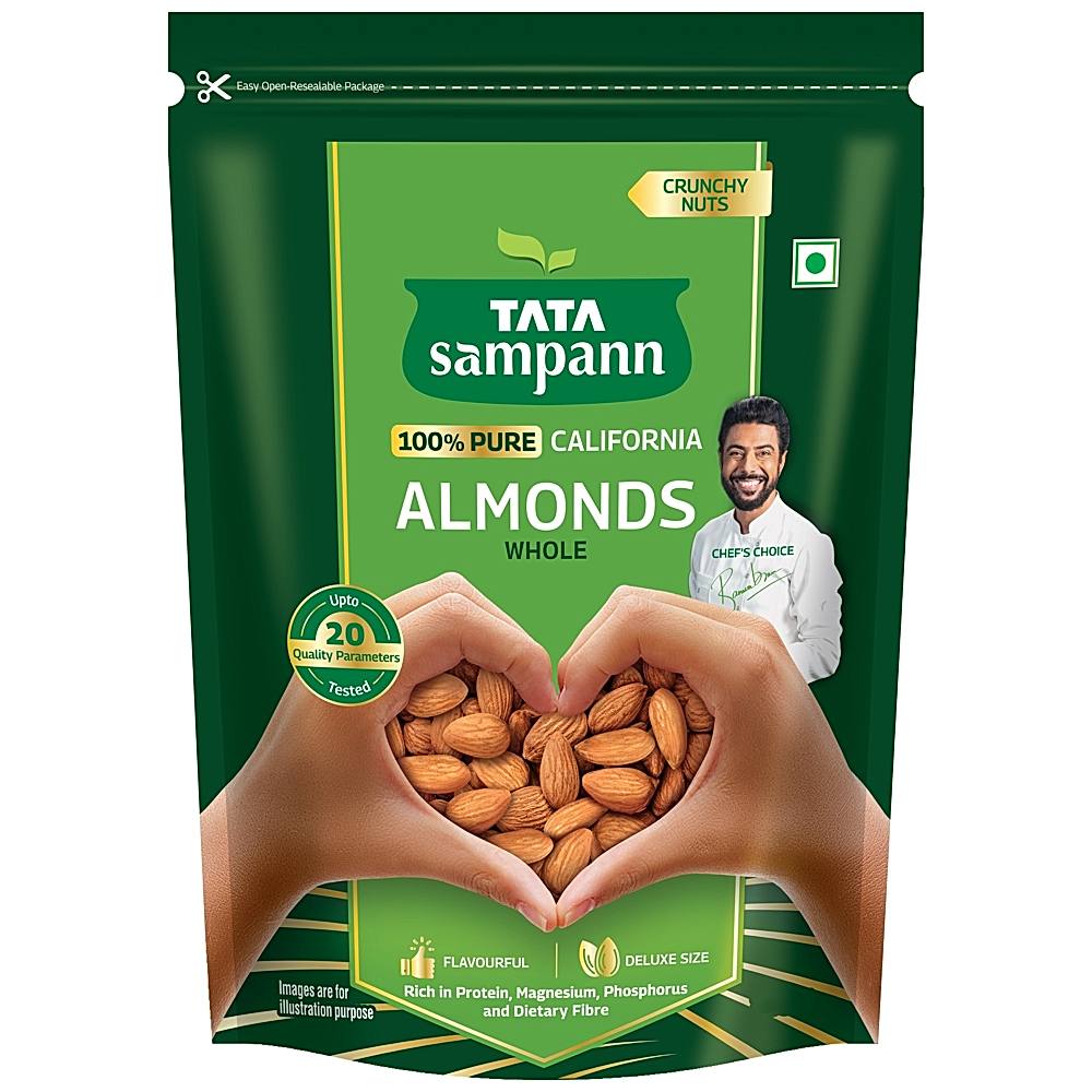 Tata Sampann California Almonds Whole (Badam) - 200 g