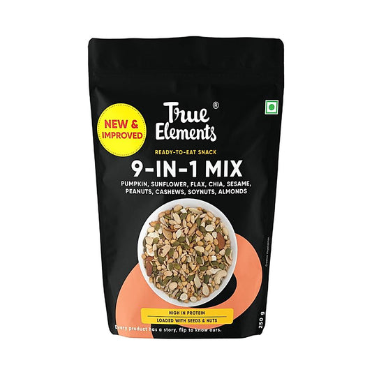 True Elements 9 - In - 1 Mix Loaded with Seeds & Nuts - 250 g