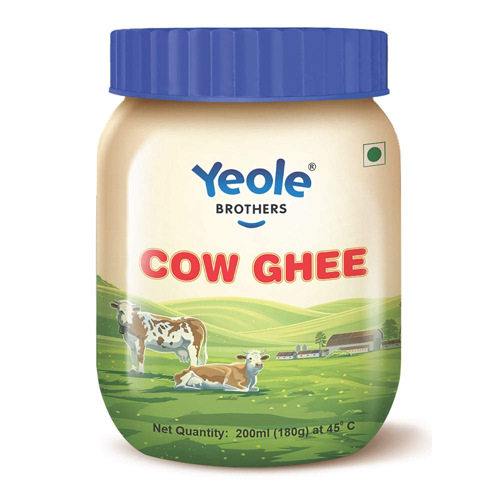 Yeole Brothers Cow Ghee Jar (200 ml) - 180 g