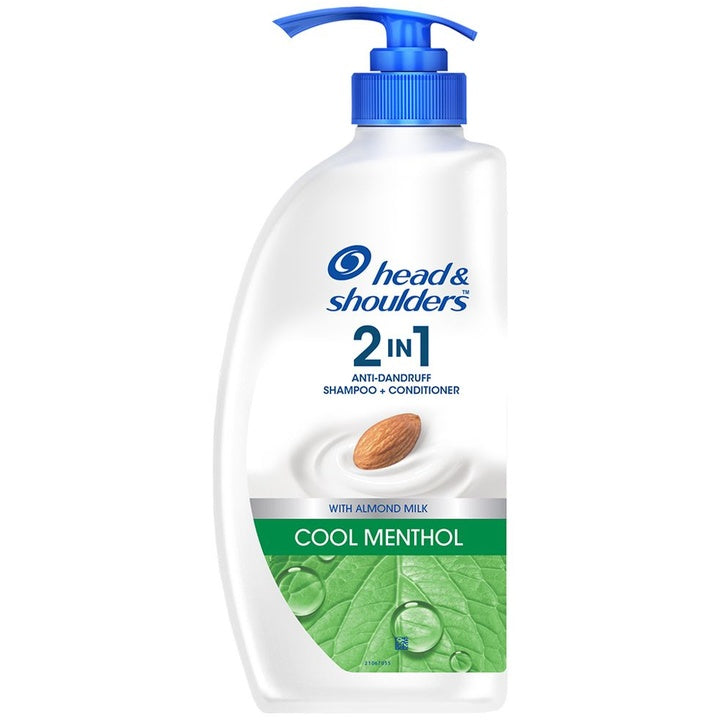 Head & Shoulders Cool Menthol 2 in1 Anti-Dandruff Shampoo & Conditioner-650 ml