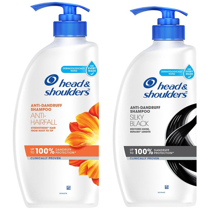 Head & Shoulders Set of Silky Black Anti Dandruff & Anti-Dandruff & Anti-Hairfall Shampoo