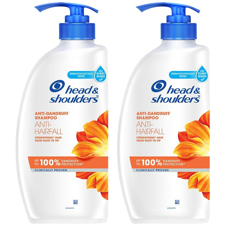 Head & Shoulders Set of 2 Anti-Dandruff Anti-Hairfall Shampoo - 650ml each