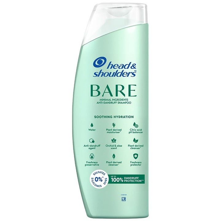 Head & Shoulders Bare Soothing Hydration Sulfate-Free Anti-Dandruff Shampoo - 400ml