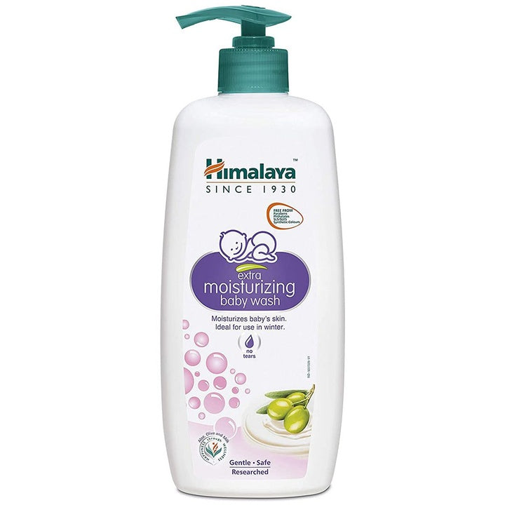 Himalaya Baby Extra Moisturizing No Tears Baby Wash With Olive & Milk - 400ml