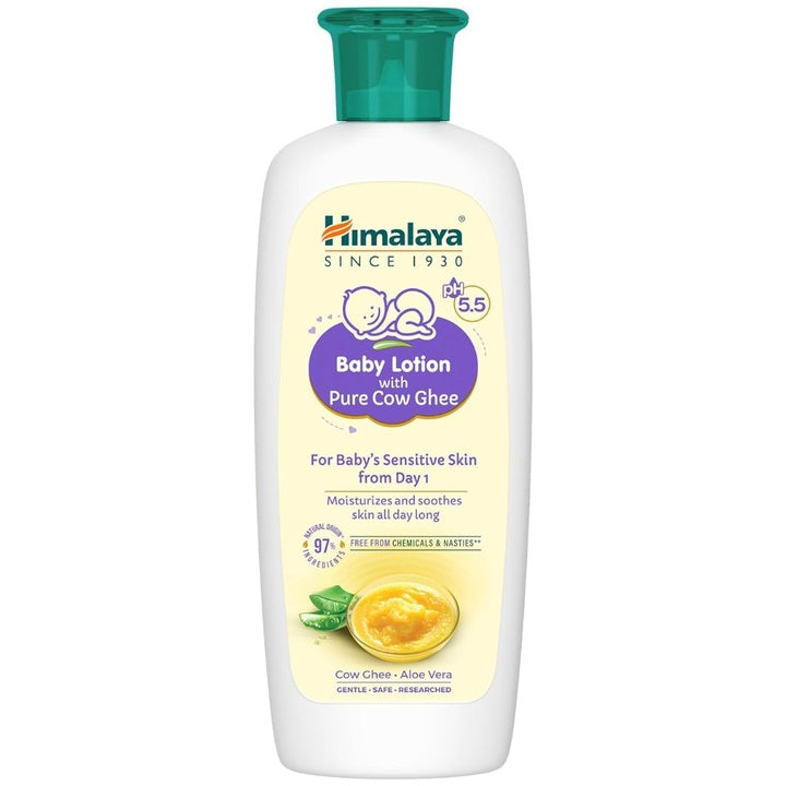 Himalaya Baby Lotion With Pure Cow Ghee & Aloe Vera - 100ml
