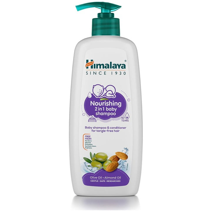Himalaya Baby Nourishing 2-in-1 Baby Shampoo & Conditioner for Tangle-Free Hair - 400ml