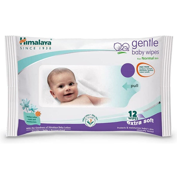 Himalaya Baby Gentle Baby Wipes for Normal Skin - 12 Pulls
