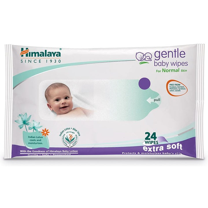 Himalaya Baby Gentle Baby Wipes for Normal Skin - 24 Pulls