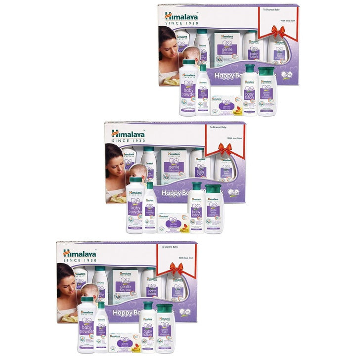 Himalaya Baby Set of 3 Happy Baby Gift Pack