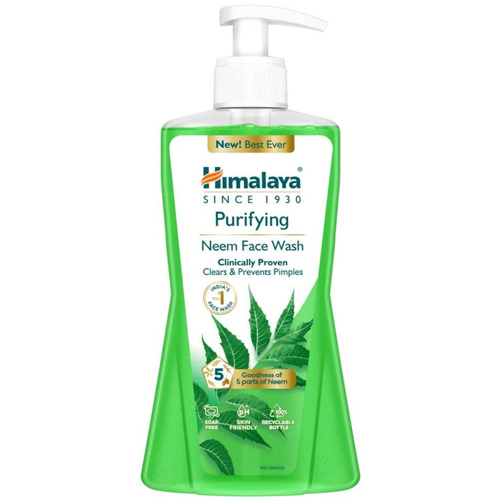 Himalaya Anti-Pimple Purifying Neem Face Wash with Turmeric For All Skin Types - 400 ml