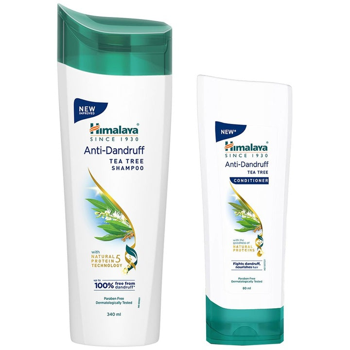 Himalaya Anti-Dandruff Tea Tree Shampoo & Conditioner Hair Care Duo with Aloevera