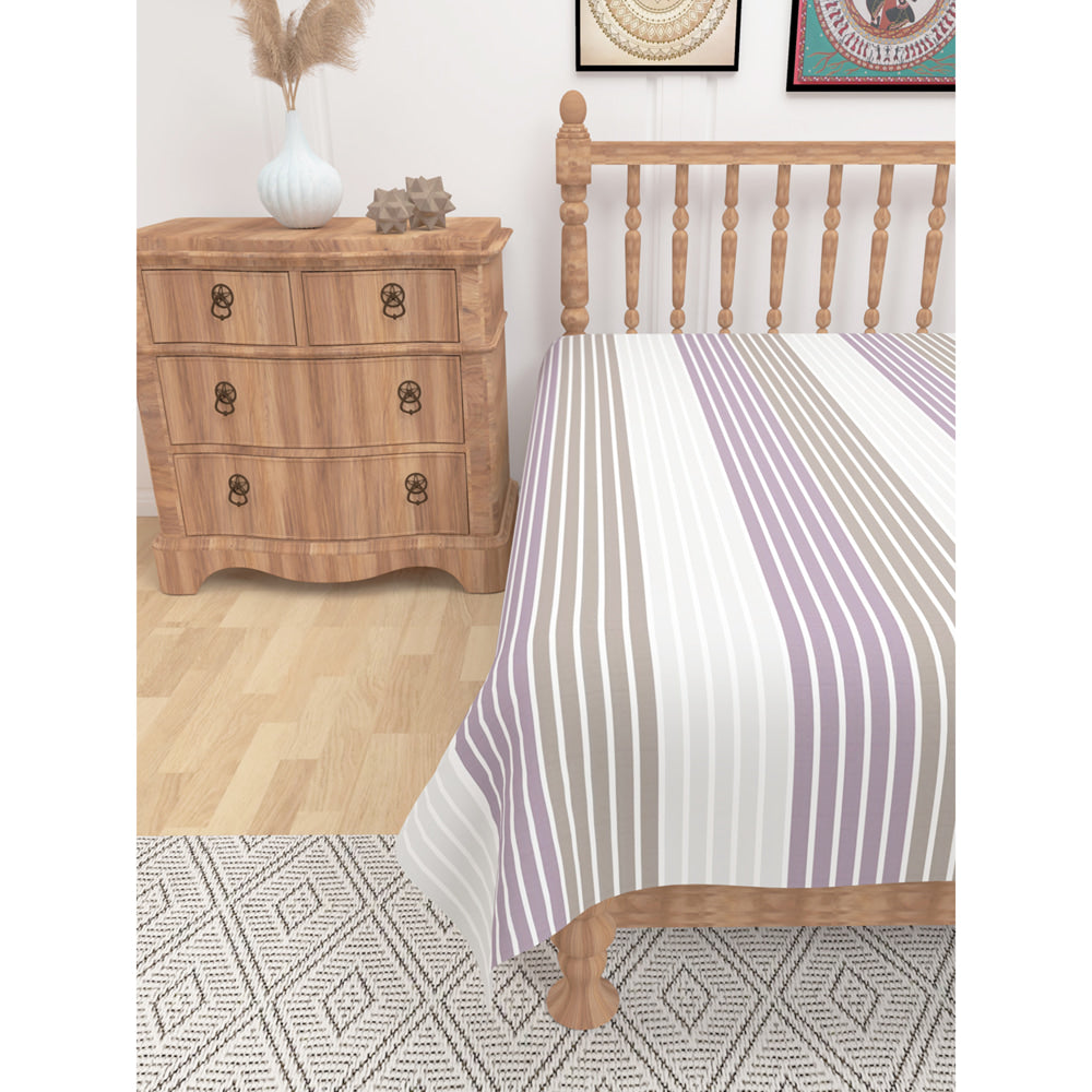 Athom Living Cotton Chaddar Single Summer Stripes (CHC) - 145x224 cm - 1 U