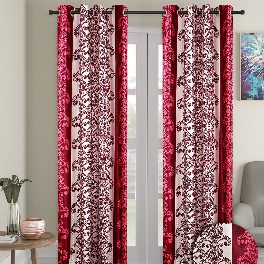Cortina ABST Door Curtain - Maroon - 1 U