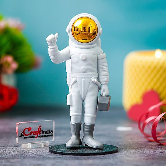 eCraftindia Resin Astronaut Showpiece D2 - 1 Unit