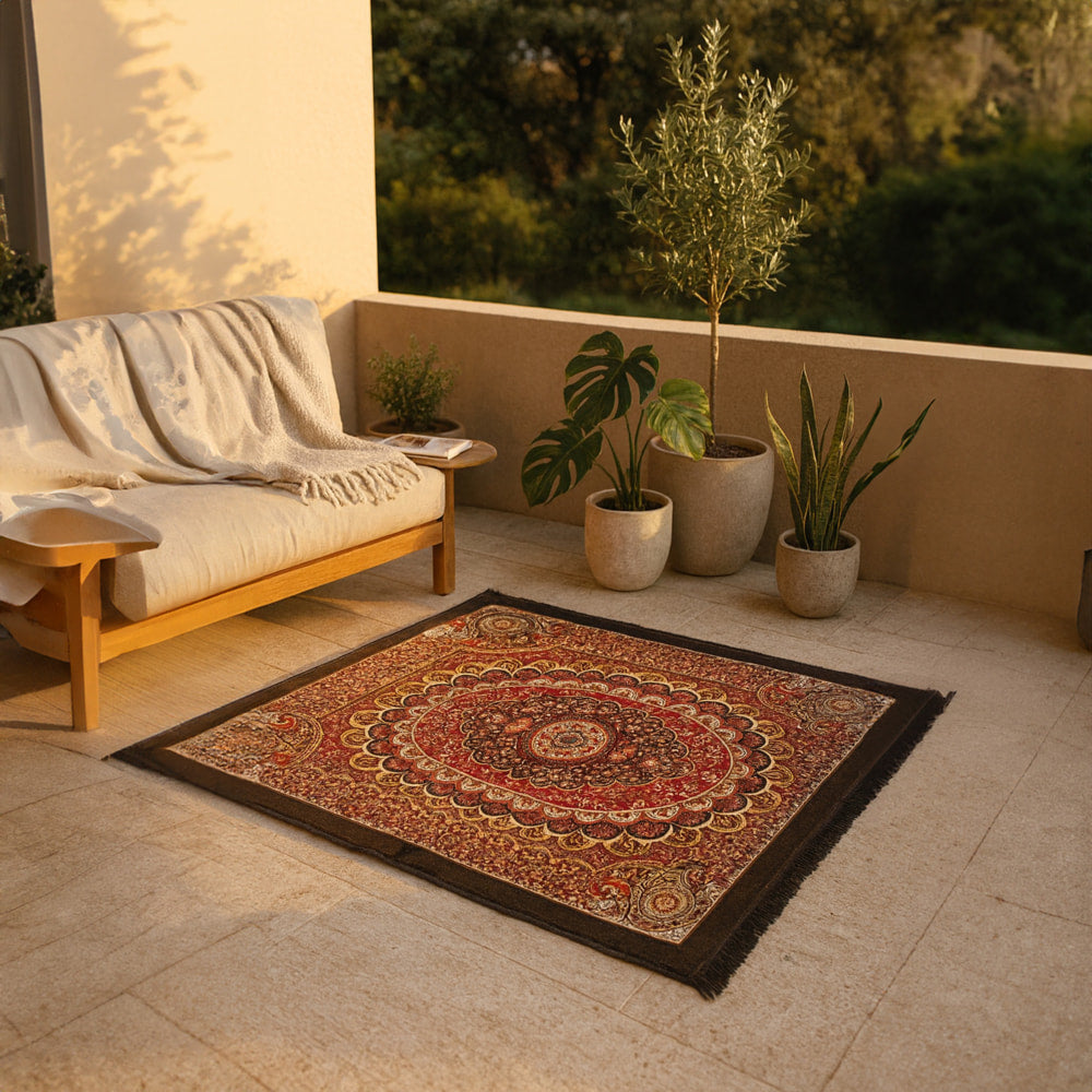 Elegant Calais Carpet -Brown - 60 x 40 x 25 cm