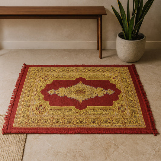 Elegant Calais Carpet - Red - 60 x 40 x 25 cm
