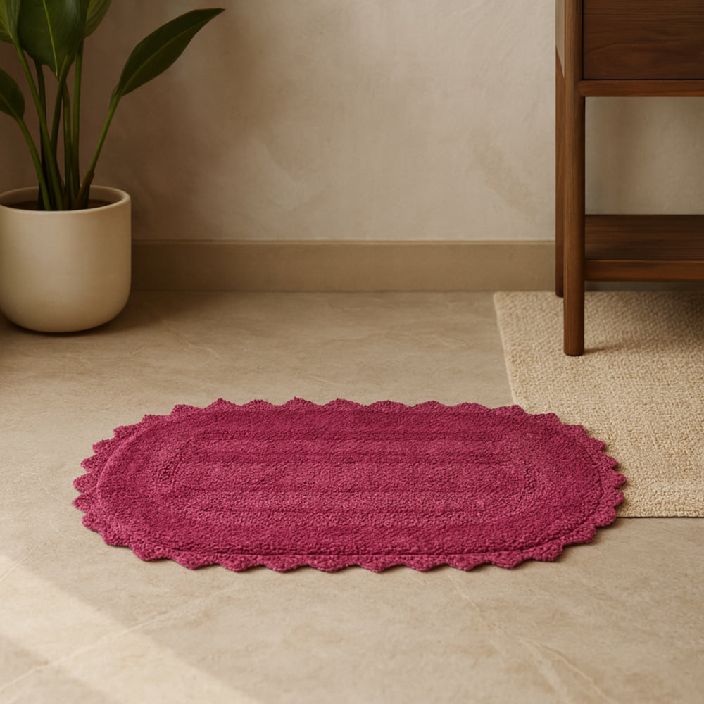 Elegant Weavers Croche Mat (Pink) - 40x60 cm - 1 U