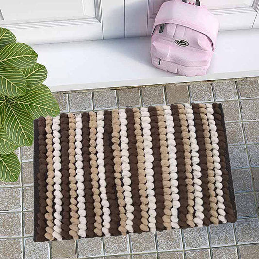 Elegant Weavers Innova Rug Doormat (Brown & Beige) - 40x60 cm