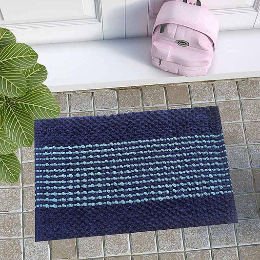 Elegant Weavers Loops Mat (Blue) - 38x58 cm - 1 U