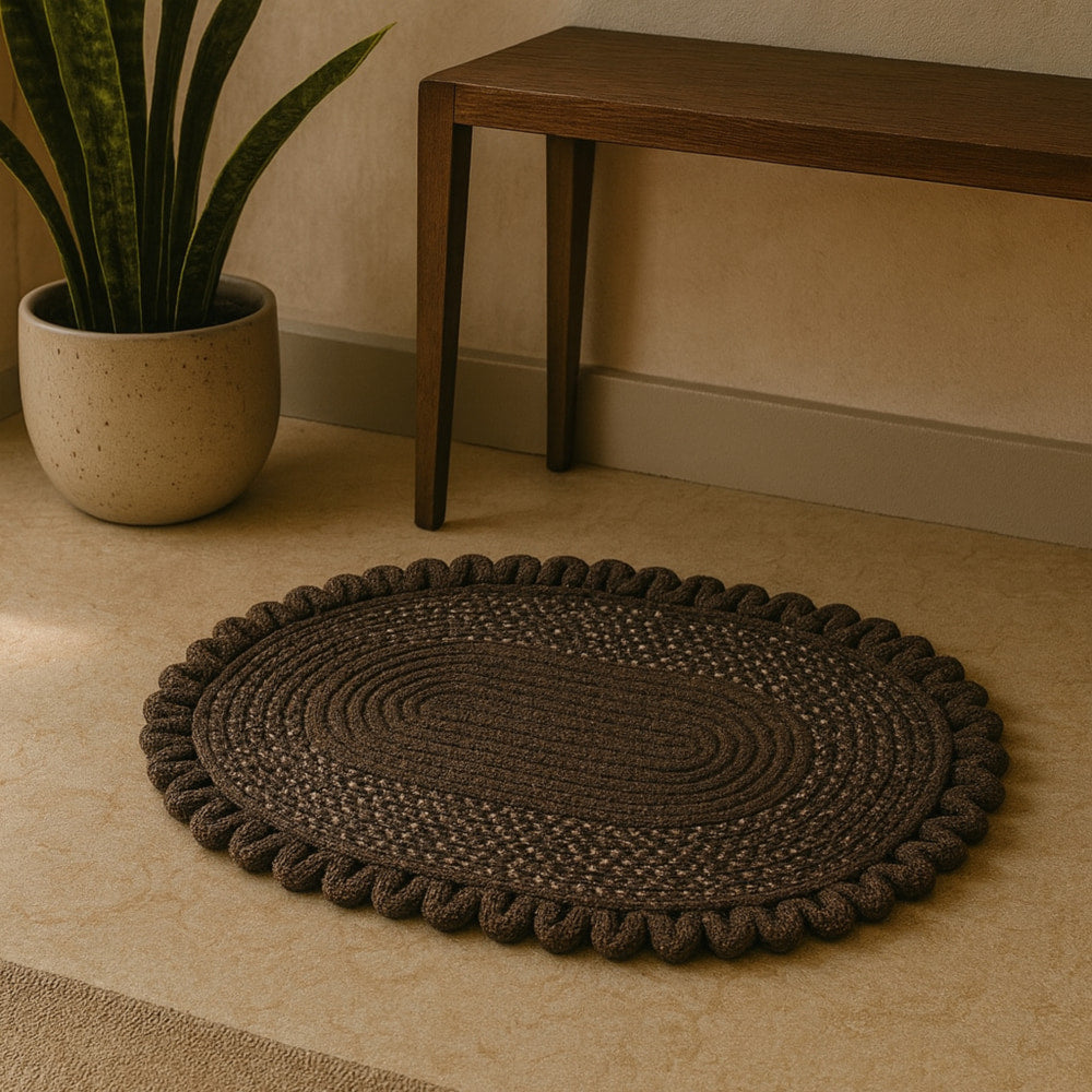 Elegant Weavers Panama Door Mat - Brown - 38 x 58 cm