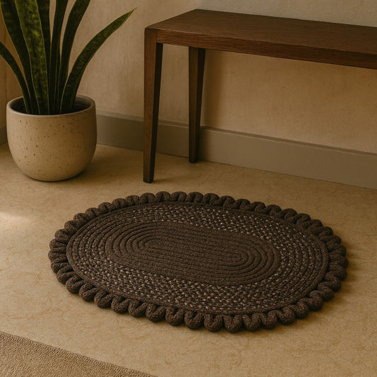 Elegant Weavers Panama Door Mat - Brown - 38 x 58 cm