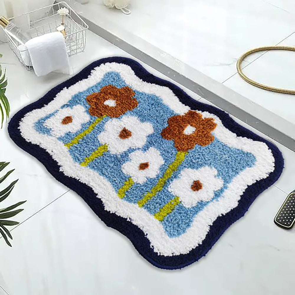 Elegant Weavers Peru Door Mat - Blue - 40 x 60 cm