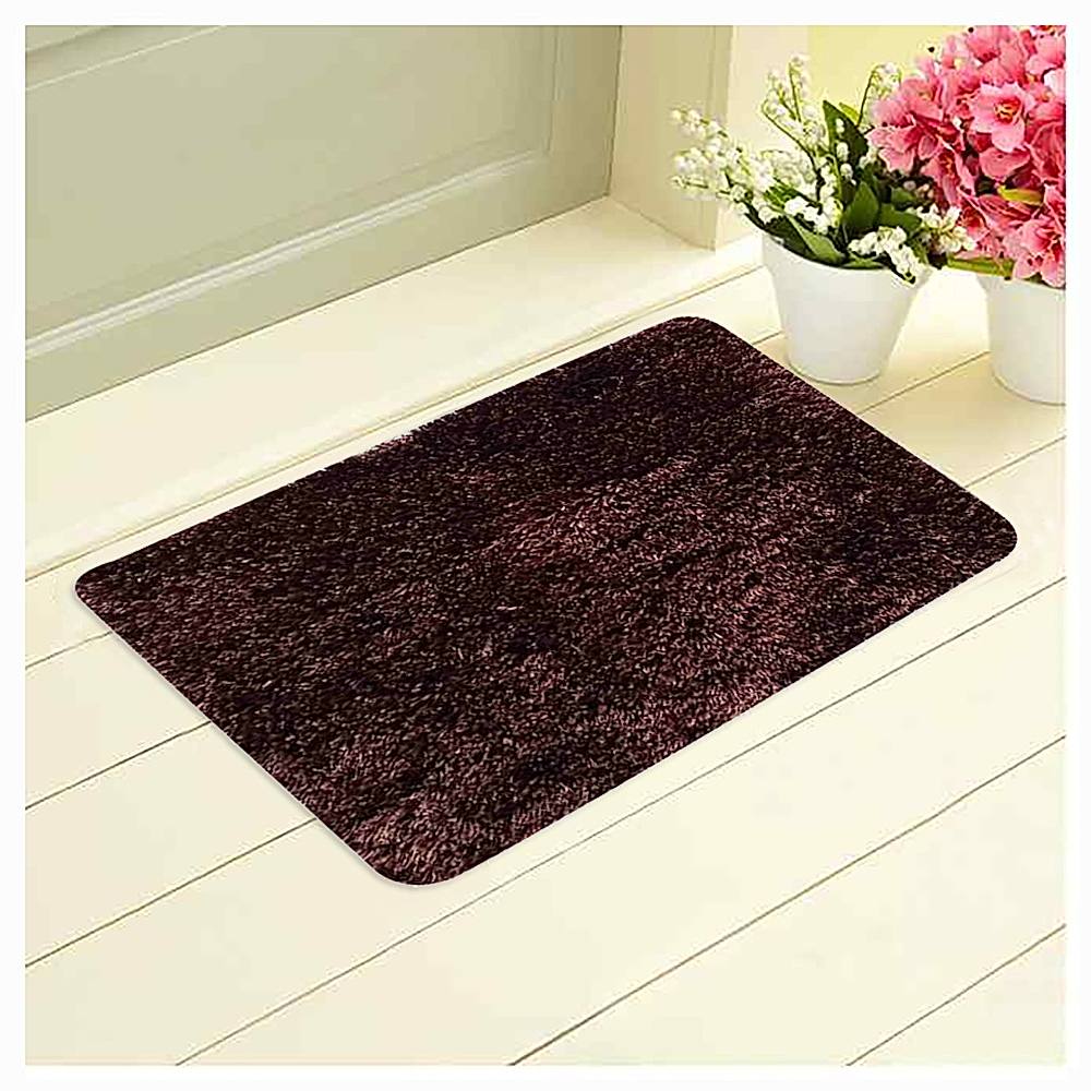 Elegant Weavers Shine Bathmat (Silver) - 40x60 cm - Brown