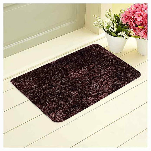 Elegant Weavers Shine Bathmat (Silver) - 40x60 cm - Brown