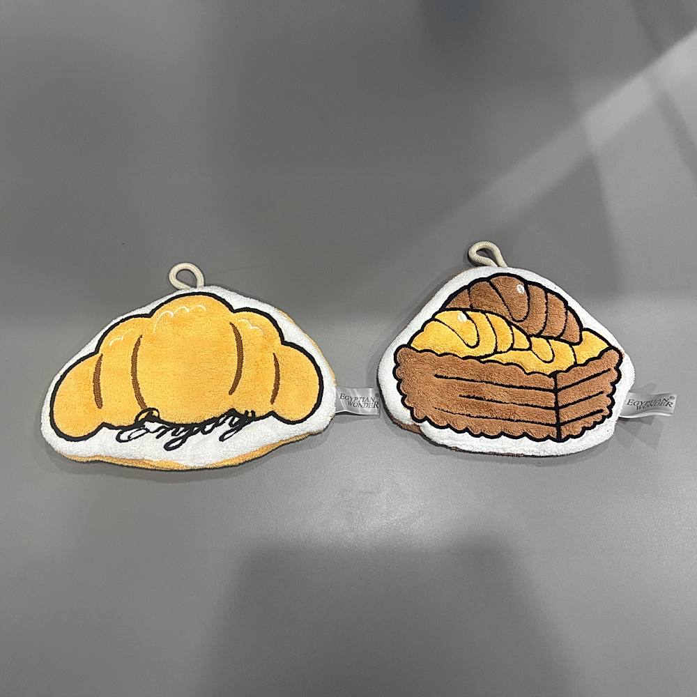 EW Kitchen Hand Towel - Coffee Bread & Bread ( Pack of 2) - 1 U