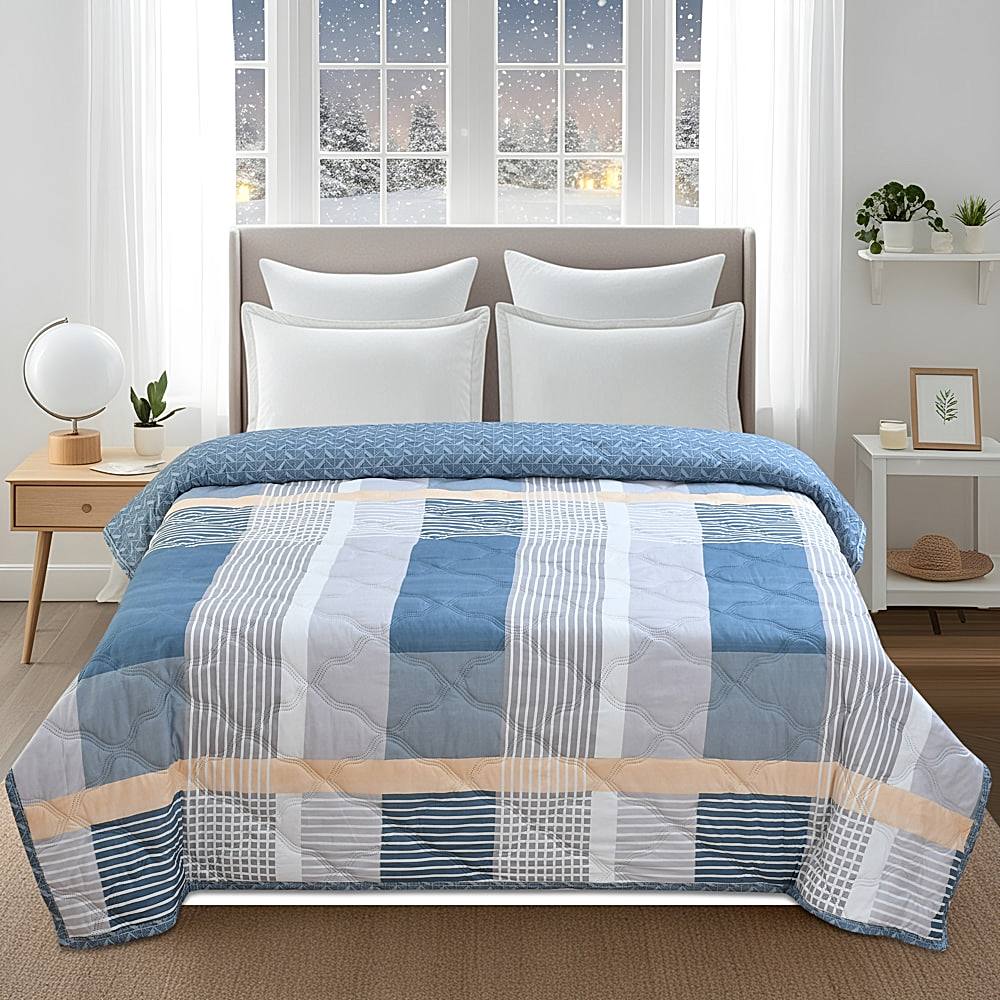 GoHome Alaxia Joy Double Comforter CDB05 (Multicolour) 7 x 6.5 ft - 1 U