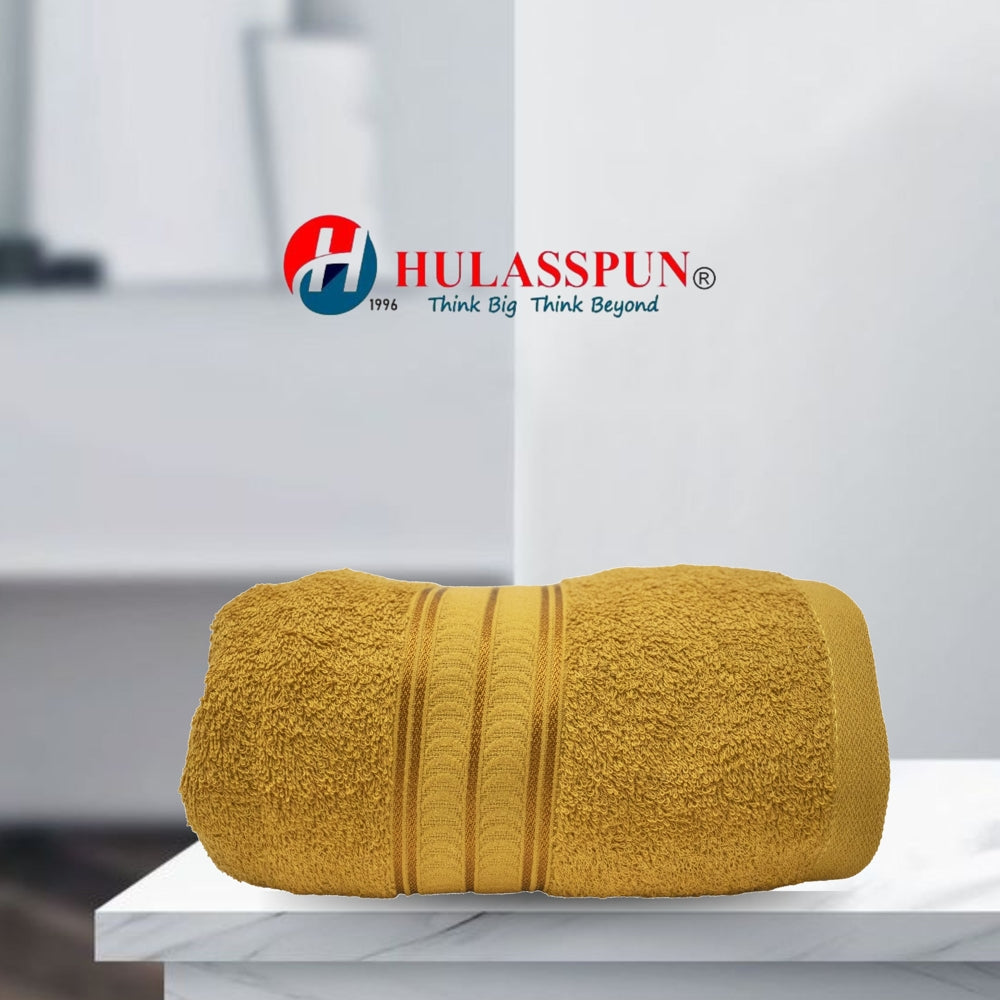 Hulasspun Aster Bath Towel GSM 410 - 70x140 cm (Golden) - 1 U