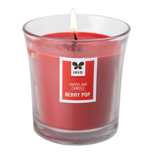 Iris Taper Jar Candle - Berry Pop - 1 U
