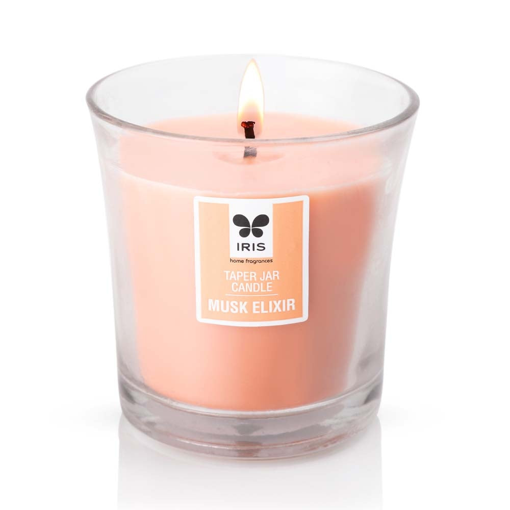Iris Taper Jar Candle - Musk Elixir - 1 U