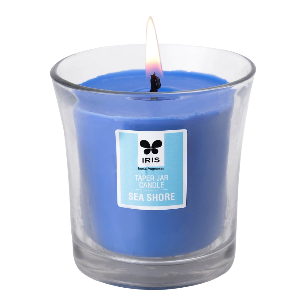Iris Taper Jar Candle - Sea Shore - 1 U